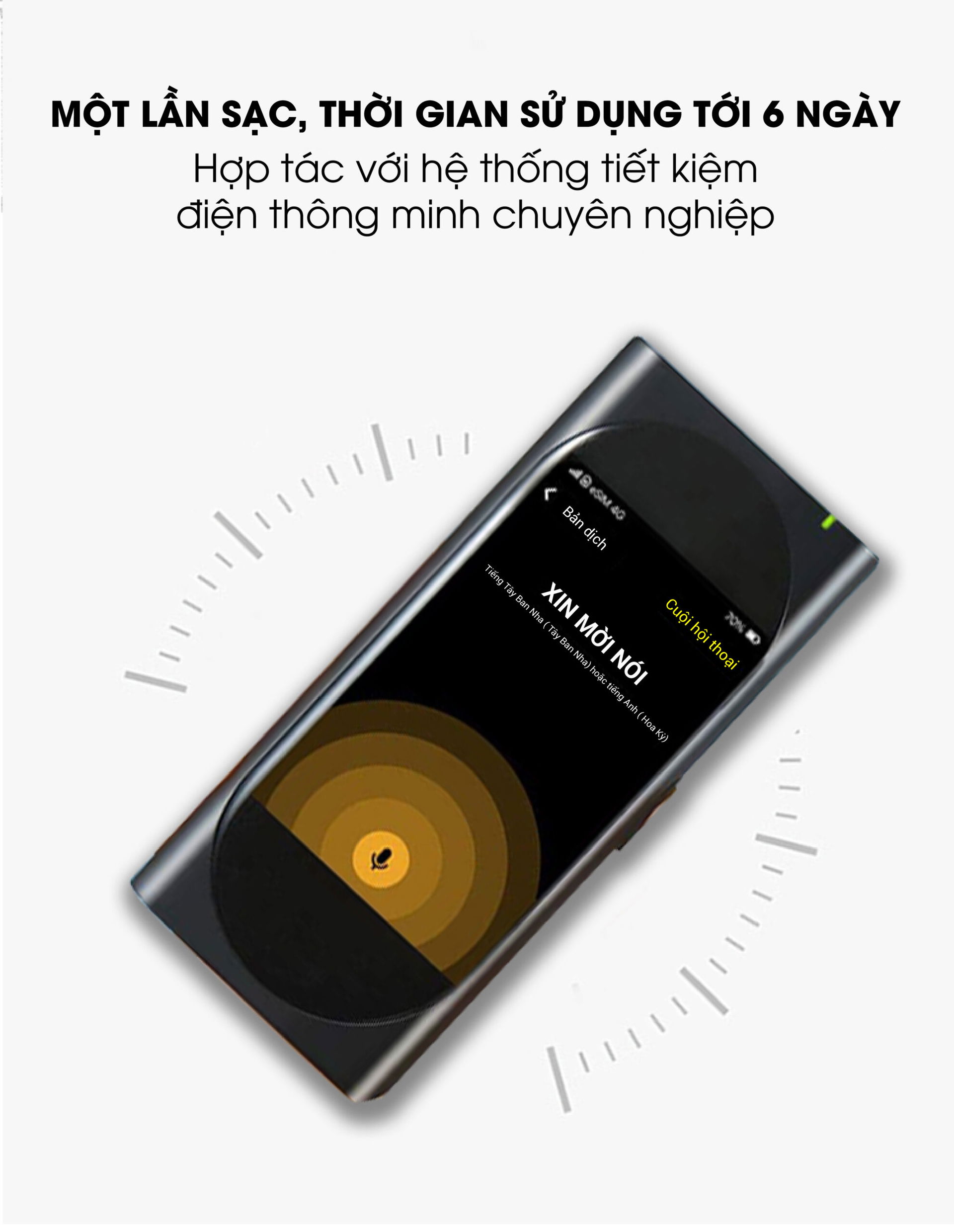 Máy Phiên Dịch Langogo Genesis - Máy Phiên Dịch Hỗ Trợ 100 Ngôn Ngữ, Sản Xuất Bởi Mỹ Máy Phiên Dịch Langogo Genesis - Máy Phiên Dịch Hỗ Trợ 100 Ngôn Ngữ, Sản Xuất Bởi Mỹ