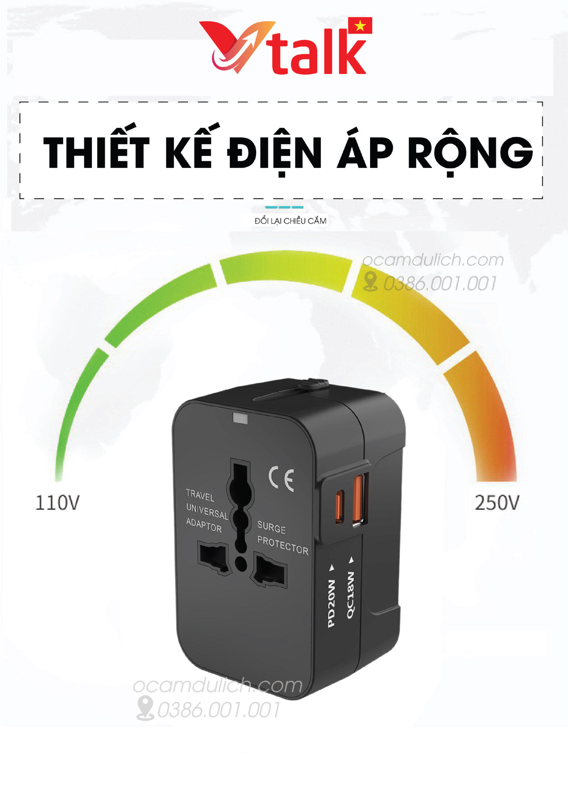 Ổ Cắm Điện Đa Năng Chuyên Đi Du Lịch Dùng Được Trên Toàn Thế Giới Ổ Cắm Điện Đa Năng Chuyên Đi Du Lịch Dùng Được Trên Toàn Thế Giới