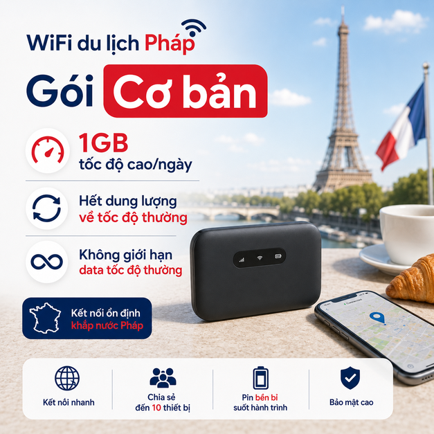 THUÊ WIFI ĐI PHÁP