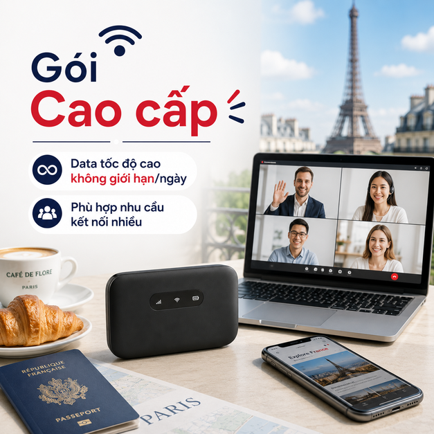 THUÊ WIFI ĐI PHÁP