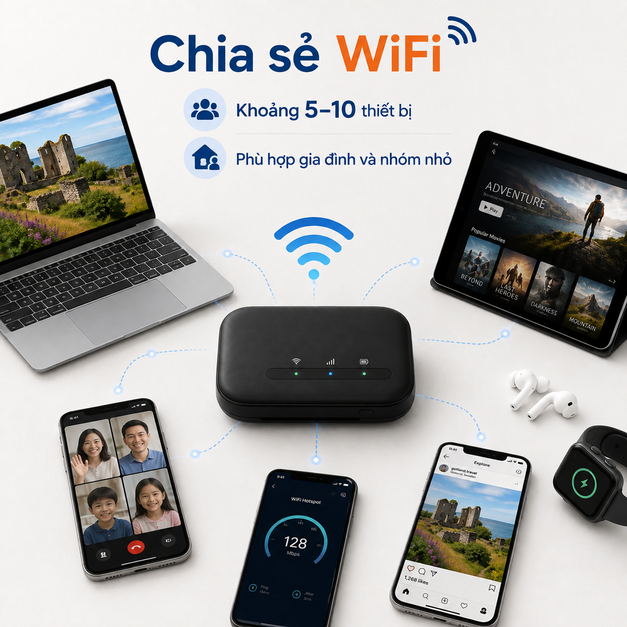 WIFI ĐI TASMANIA&nbsp;