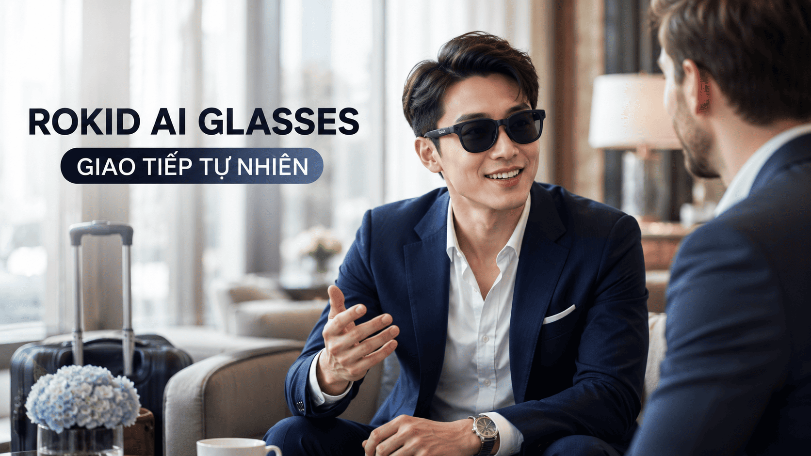 Rokid AI Glasses Style – Kính AI 12MP, Video 3K, Không Màn Hình