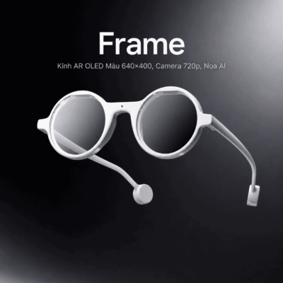 Frame – Kính AR OLED Màu 640×400, Camera 720p, Noa AI