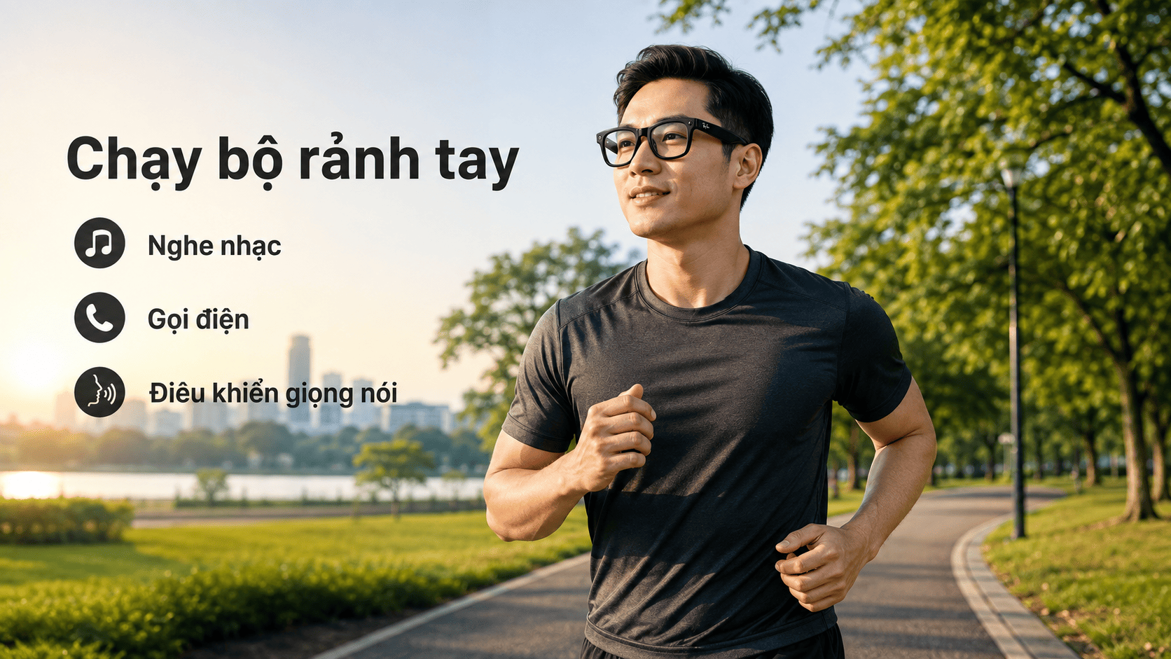  kính AI dùng khi chạy bộ
