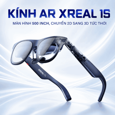 Kính AR XREAL 1S – Màn hình 500 inch, chuyển 2D sang 3D tức thời