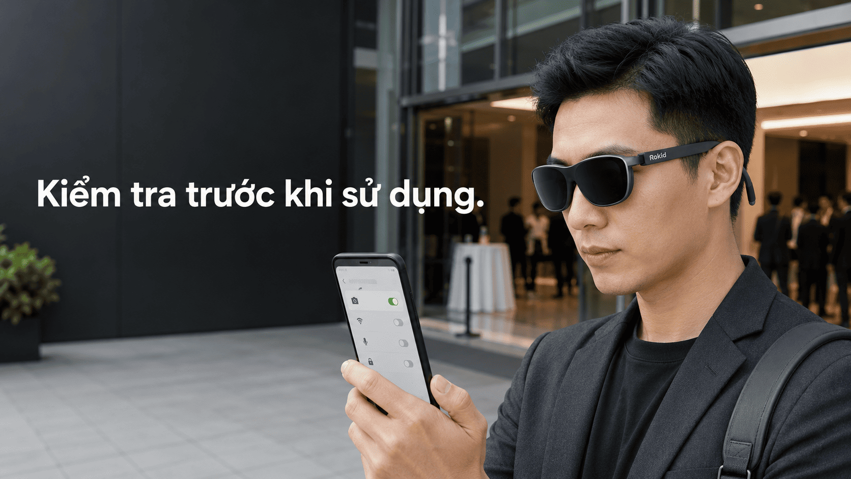kính AI dùng ở nơi công cộng
