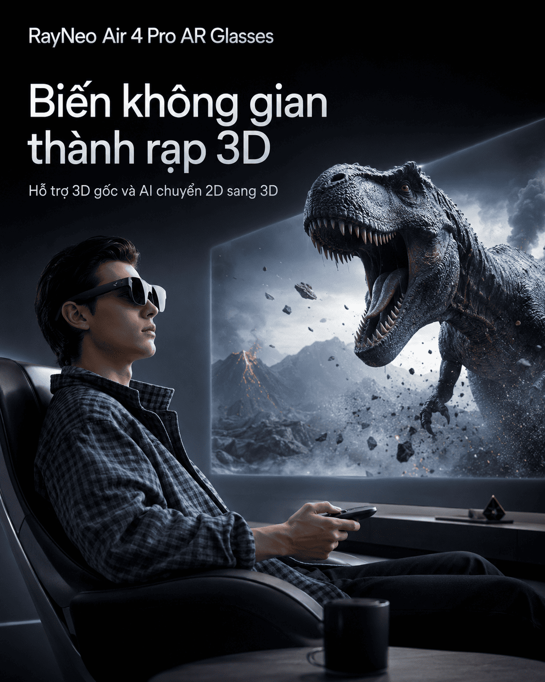 Kính AR RayNeo Air 4 Pro