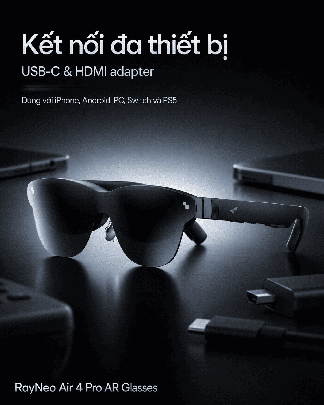 Kính AR RayNeo Air 4 Pro