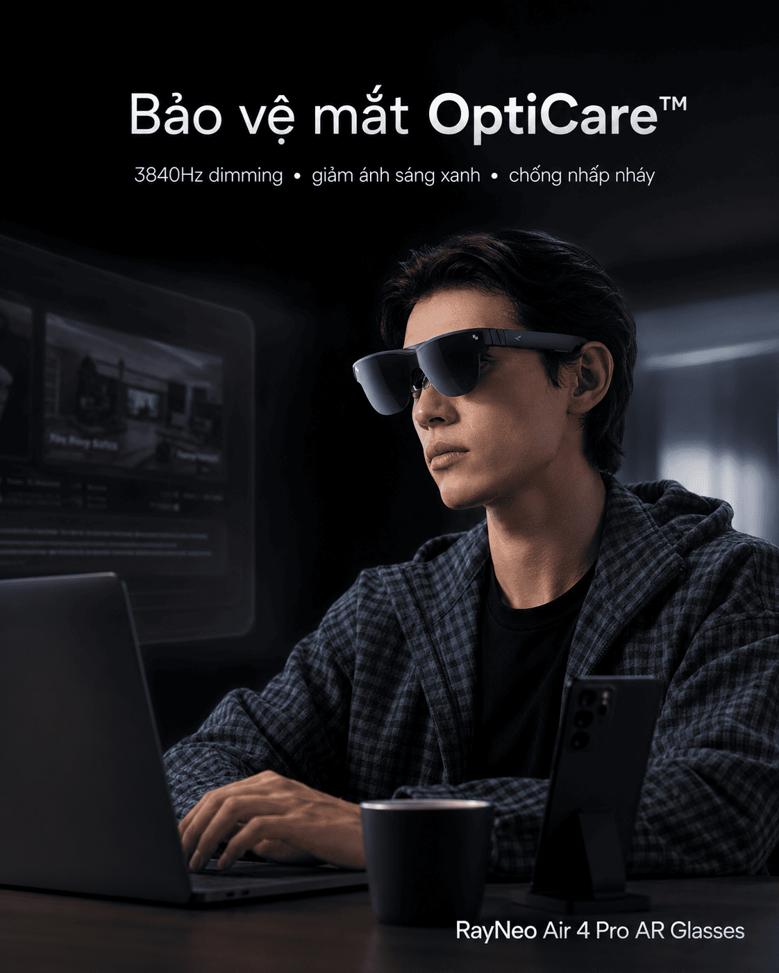Kính AR RayNeo Air 4 Pro