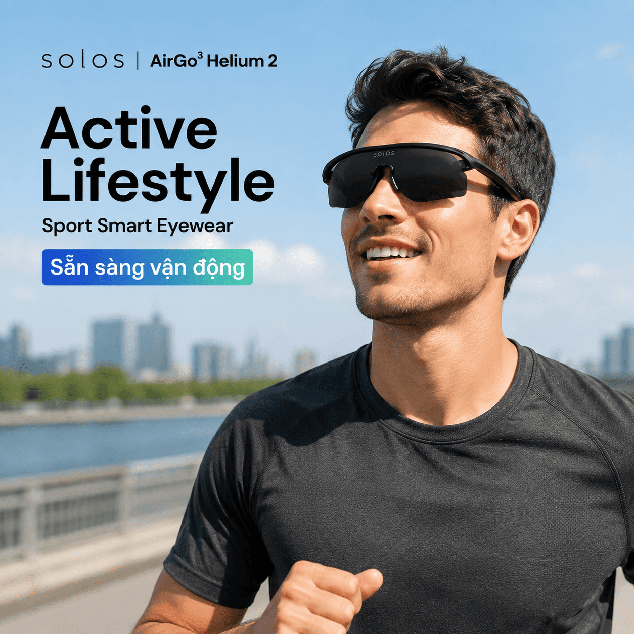 Mặt gọng Solos AirGo 3 Helium 2 