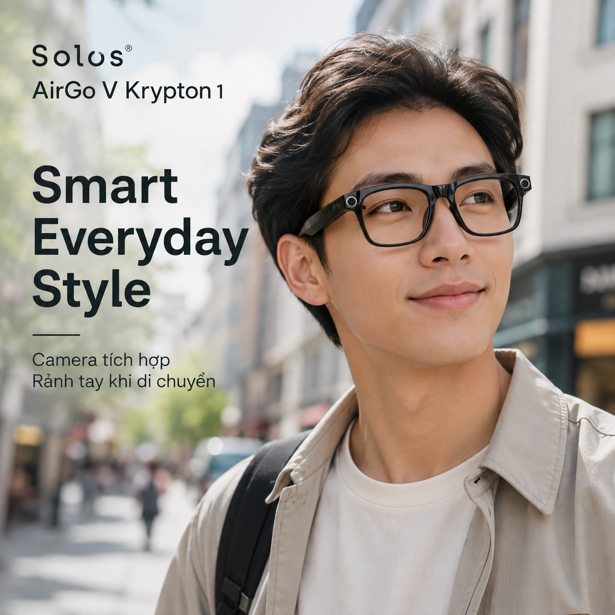 Mặt gọng kính Solos AirGo V Krypton 1