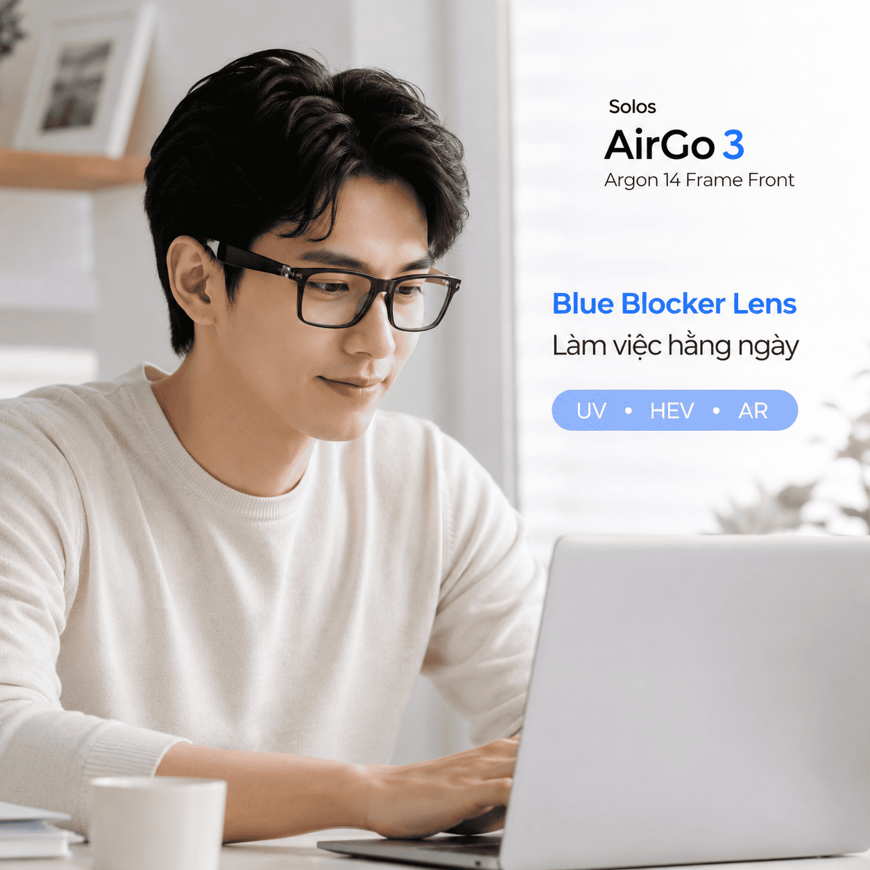 Mặt gọng Solos AirGo 3 Argon 14