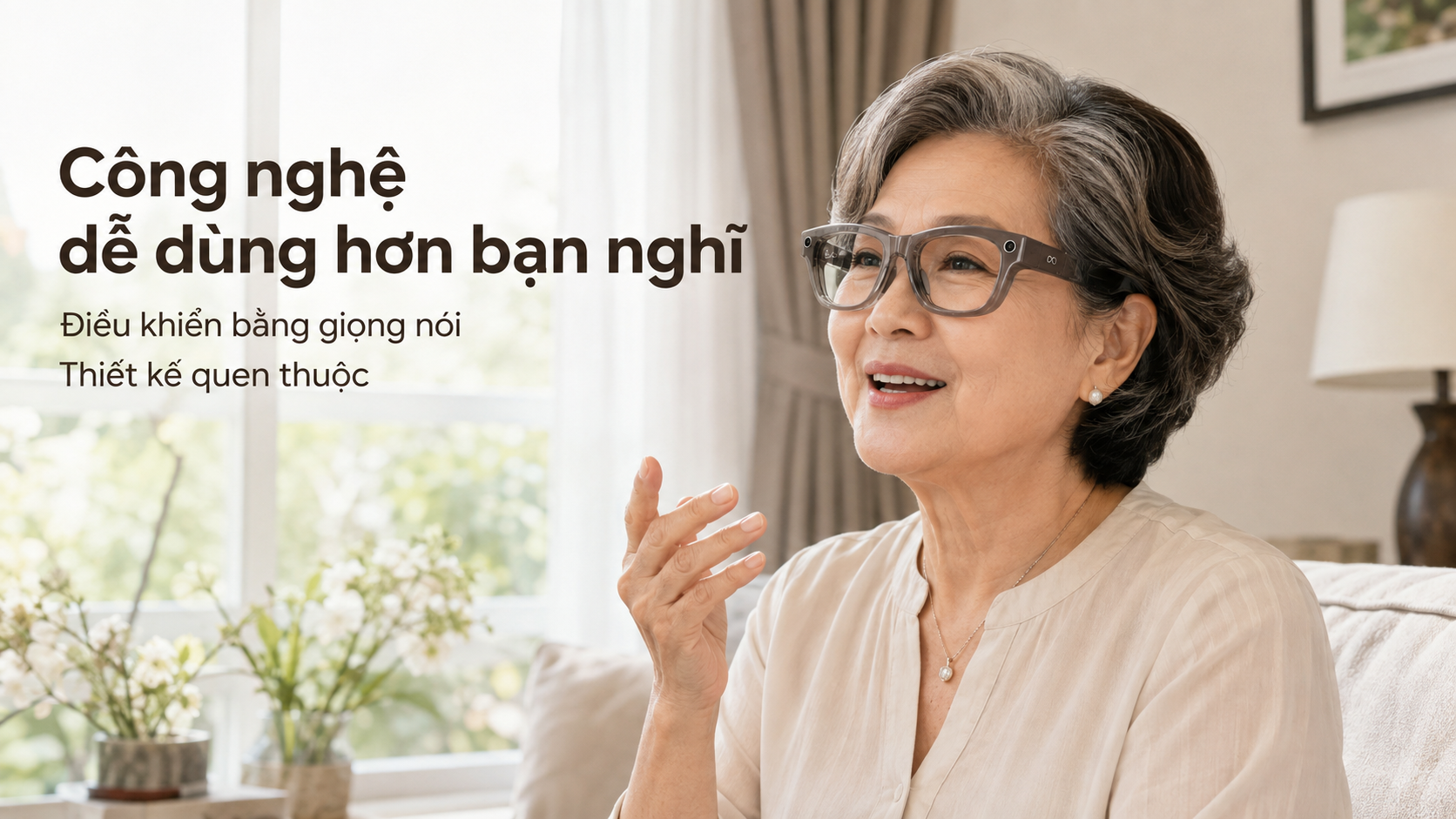 kính AI cho người lớn tuổi

