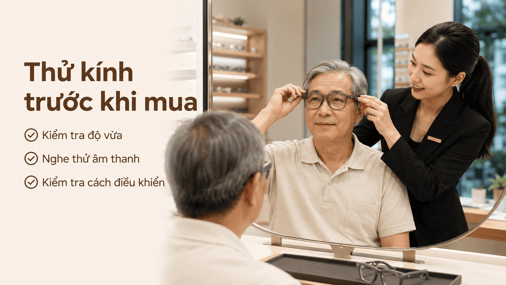 kính AI cho người lớn tuổi
