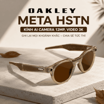 Oakley Meta HSTN – Kính AI Camera 12MP, Video 3K