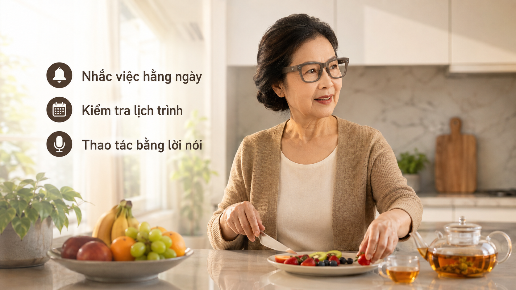 kính AI cho người lớn tuổi
