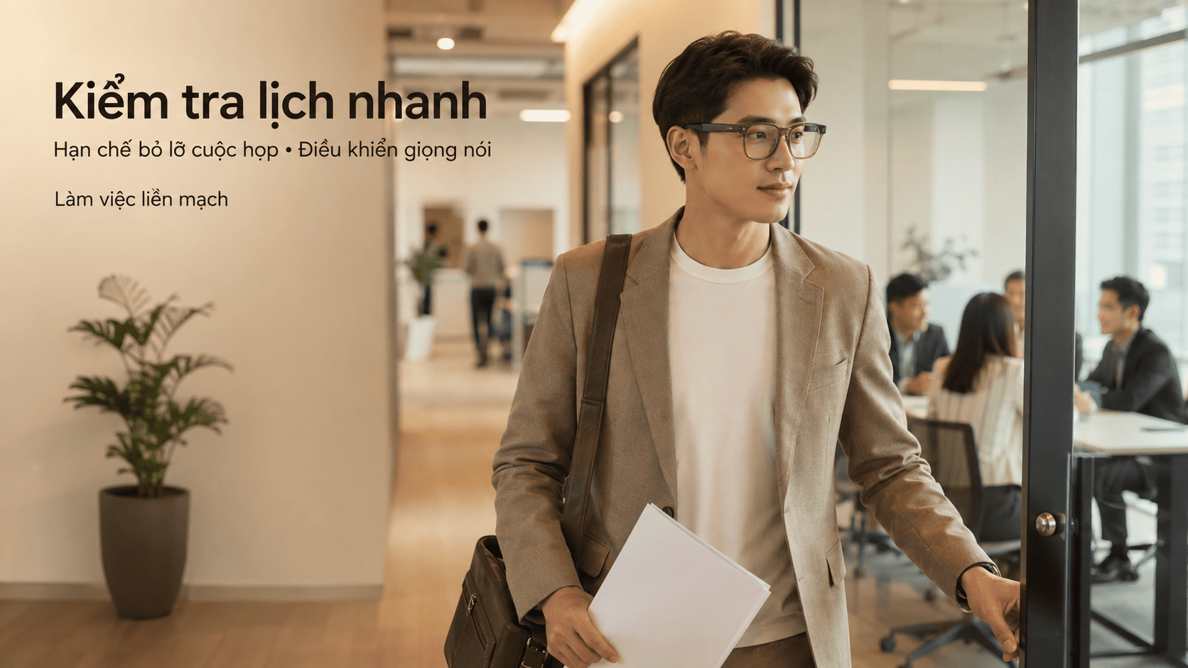 kính AI hỗ trợ cuộc họp