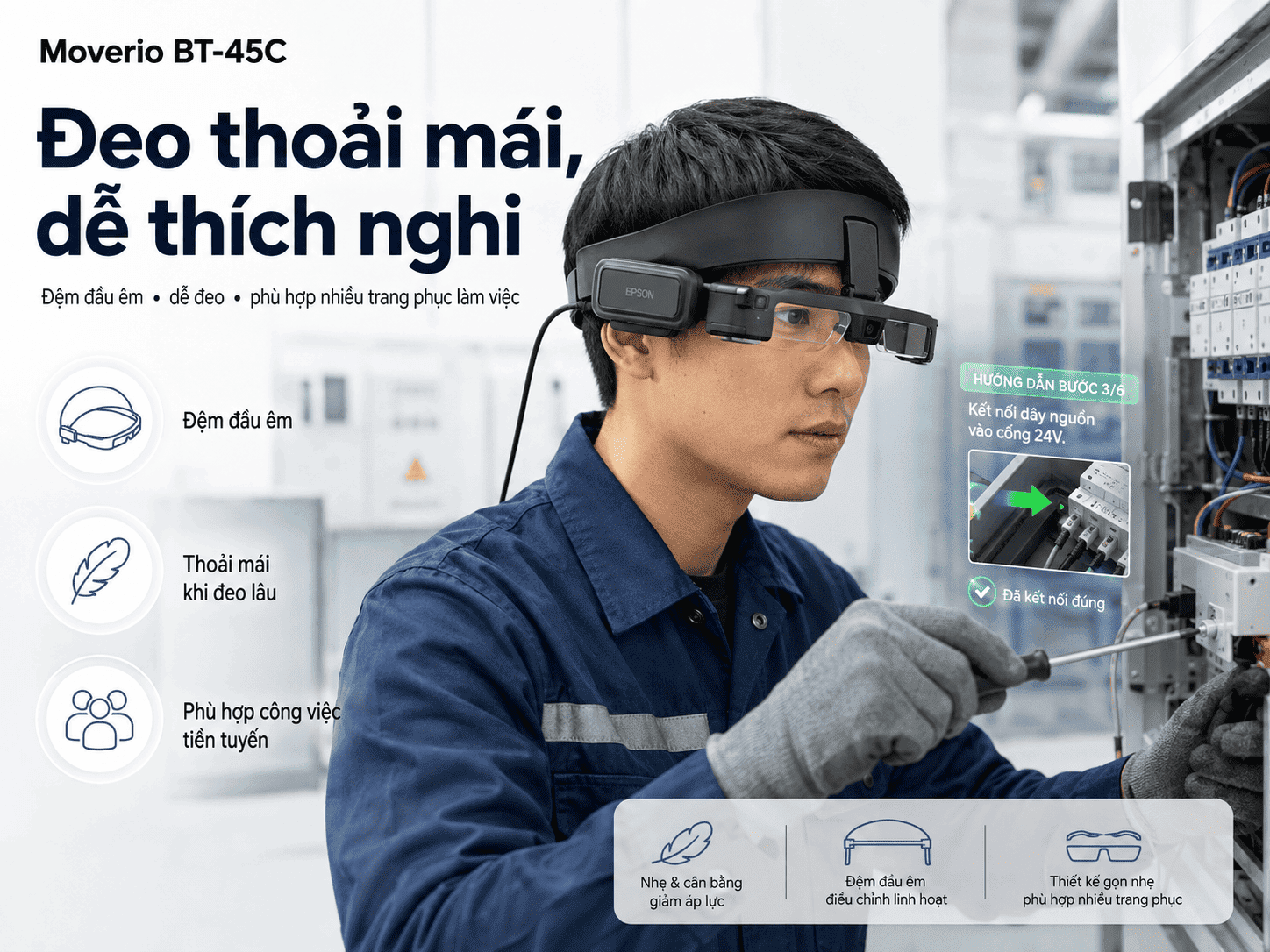 Kính AR Epson Moverio BT-45C