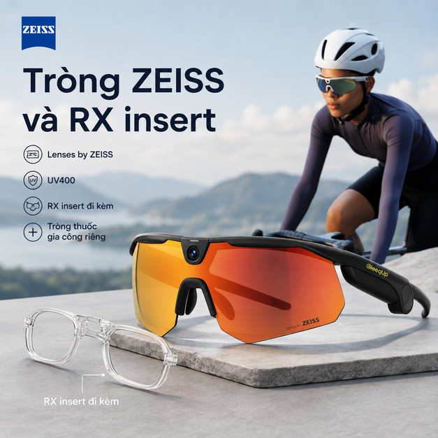 BleeqUp Ranger AI Sports Camera Glasses