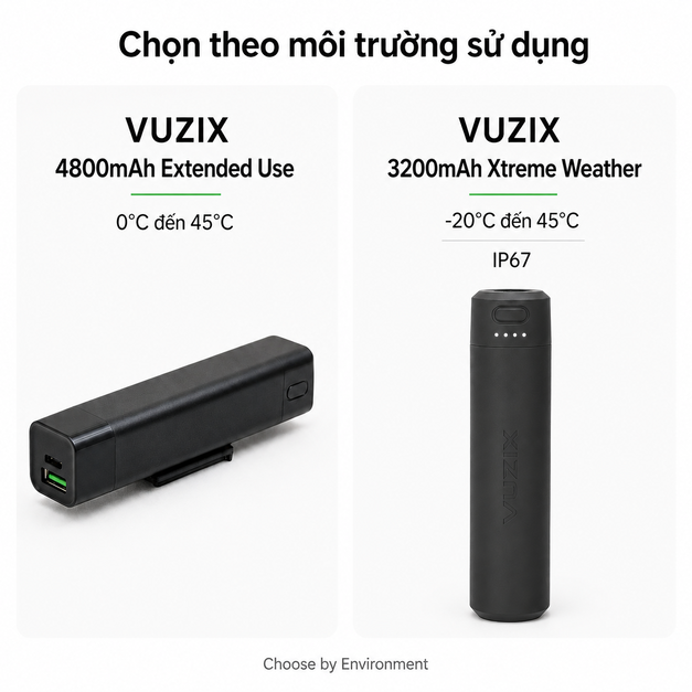 Vuzix 4800mAh Extended Use Power Bank