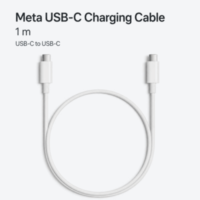 Cáp sạc Meta USB-C Charging Cable 1 m – Sạc tiện lợi cho kính AI Meta