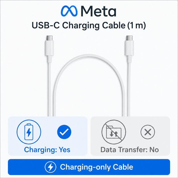 Meta USB-C Charging Cable