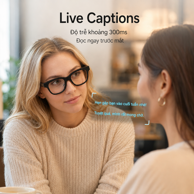 AirCaps AI Caption Glasses