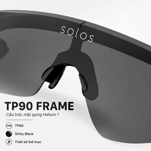 Mặt gọng Solos Helium 1 Front Frame