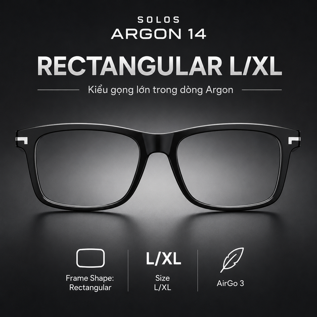 Mặt gọng Solos Argon 14 Frame Front