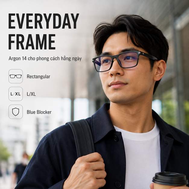 Mặt gọng Solos Argon 14 Frame Front