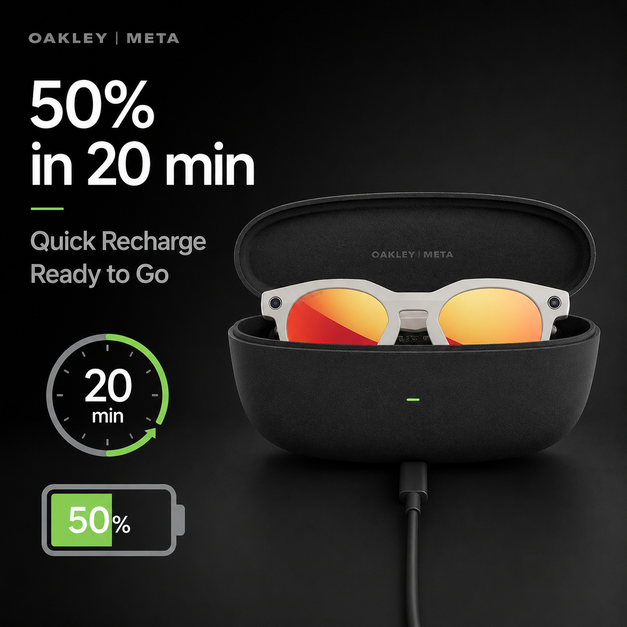 Oakley Meta HSTN Charging Case