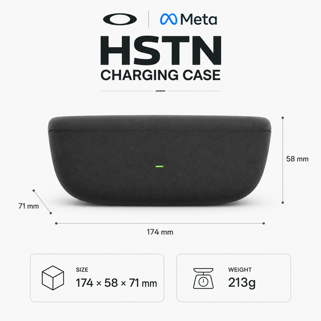 Oakley Meta HSTN Charging Case