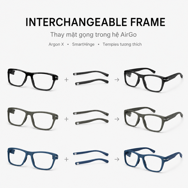Mặt gọng Solos Argon X Frame Front