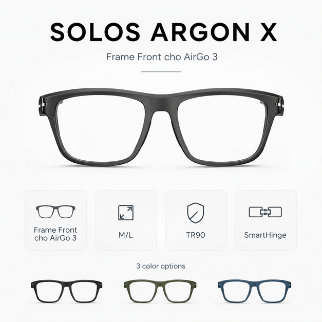 Mặt gọng Solos Argon X Frame Front