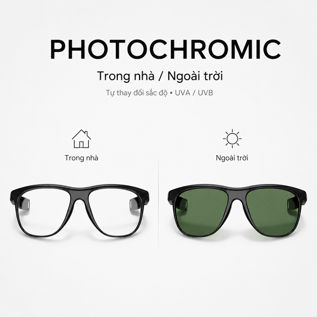 Mặt gọng Solos Xeon 5s Photochromic