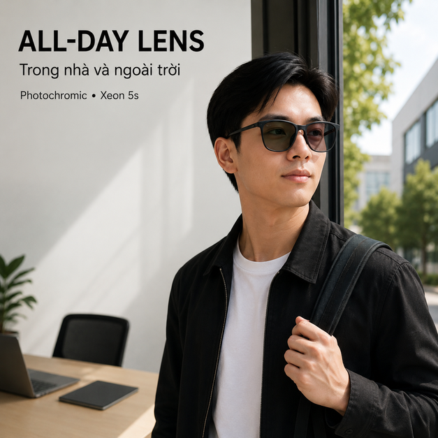 Mặt gọng Solos Xeon 5s Photochromic