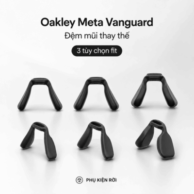 Đệm mũi Oakley Meta Vanguard Nose Pads – Tăng độ bám và tùy chỉnh 3 kiểu fit
