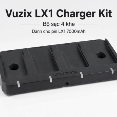 Bộ sạc Vuzix LX1 Charger Kit – Sạc 4 pin đồng thời và duy trì nguồn cho ca làm việc