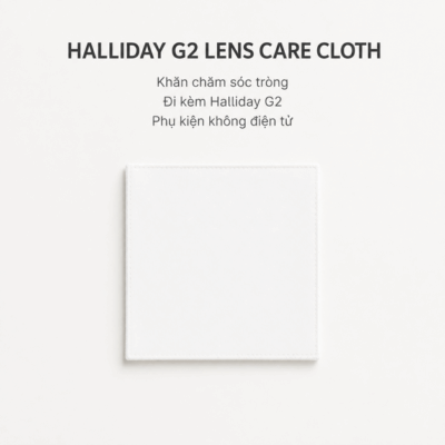 Khăn chăm sóc tròng Halliday G2 Lens Care Cloth – Vệ sinh tiện lợi và bảo quản tròng kính hằng ngày