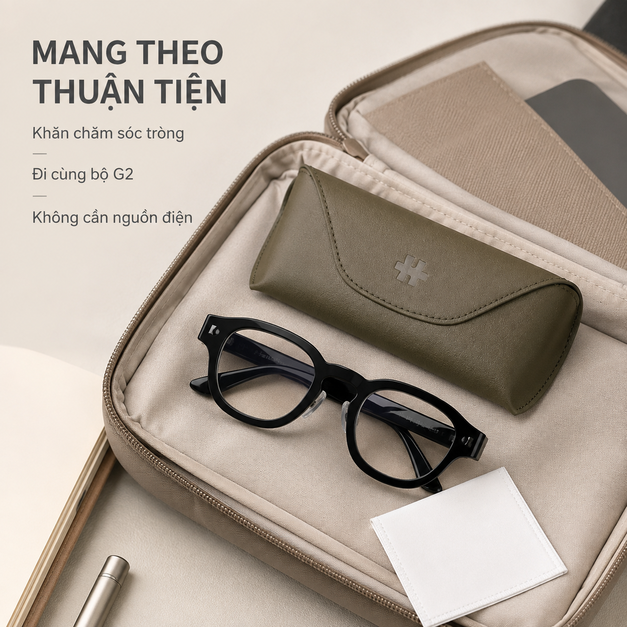 Khăn chăm sóc tròng Halliday G2 Lens Care Cloth