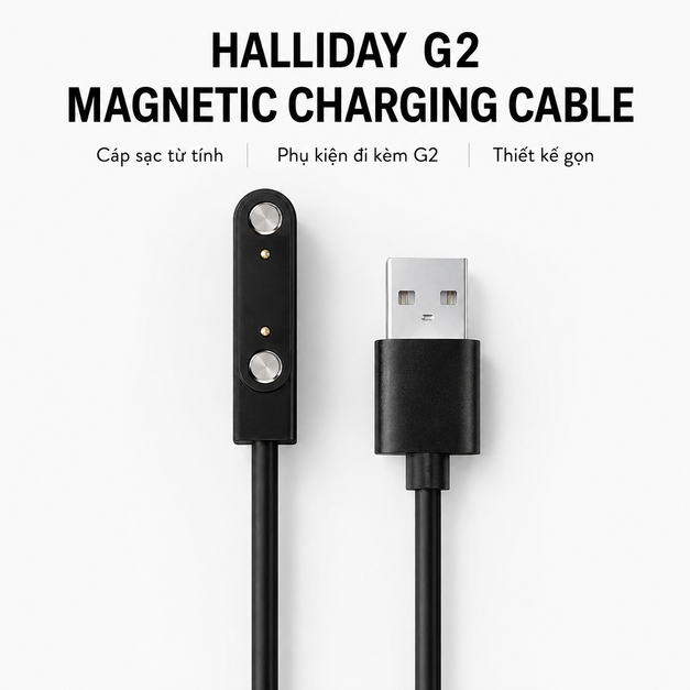 Cáp sạc từ tính Halliday G2