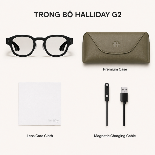 Cáp sạc từ tính Halliday G2