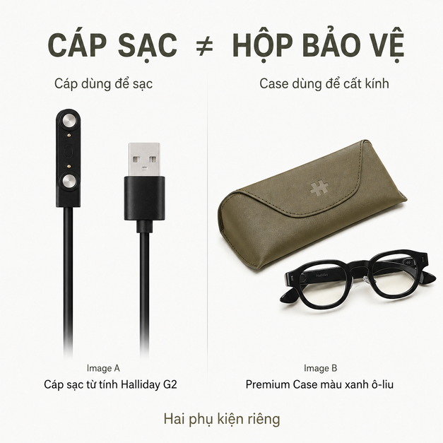 Cáp sạc từ tính Halliday G2