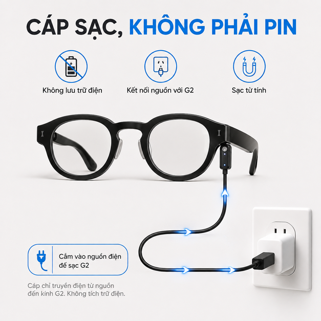Cáp sạc từ tính Halliday G2