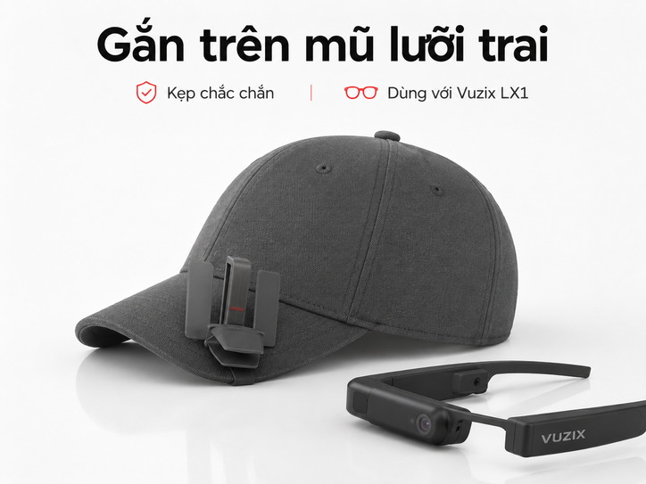 Vuzix LX1 Hat Mount