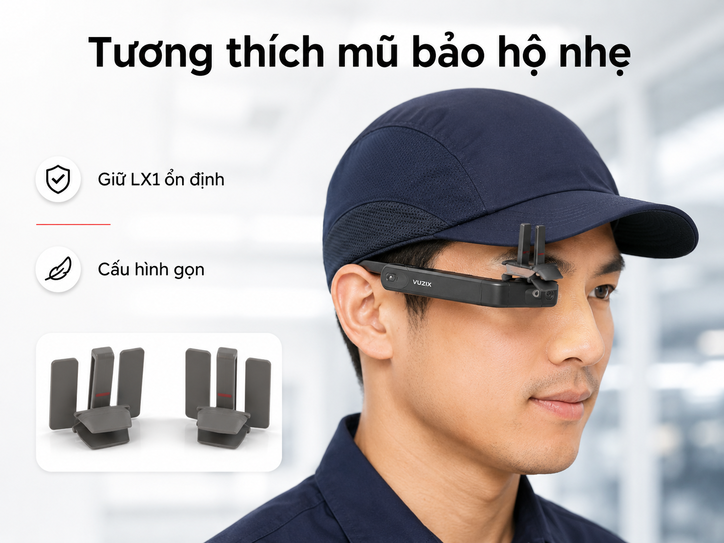 Vuzix LX1 Hat Mount