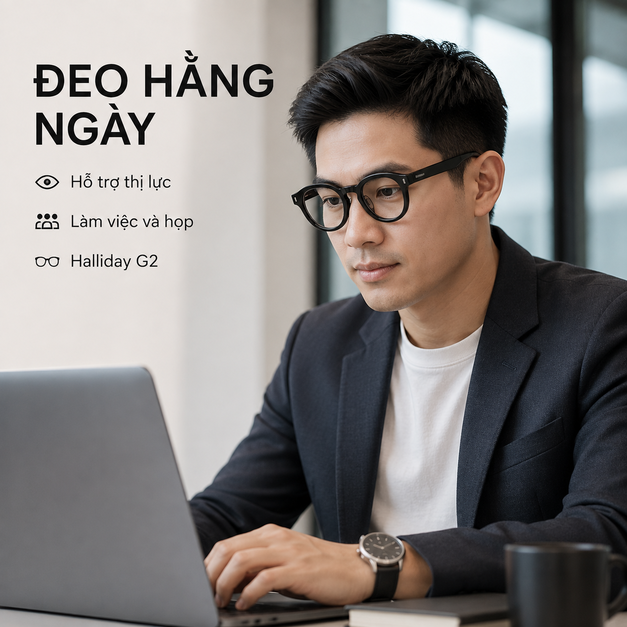 Tròng kính cận Halliday G2 Prescription (Rx) Lenses