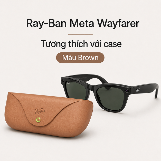 Ray-Ban Meta Charging Case - Brown