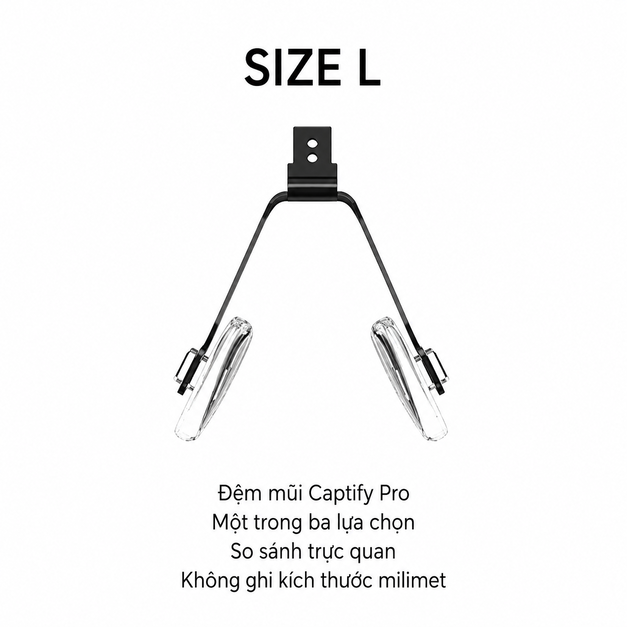 Bộ đệm mũi Nosepad Set for Captify Pro