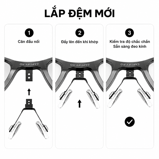 Bộ đệm mũi Nosepad Set for Captify Pro